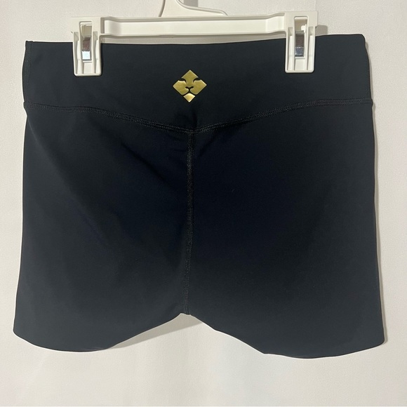 Pants - Yoga Shorts Athletic Black Size Small Spandex Type Workout Bottoms